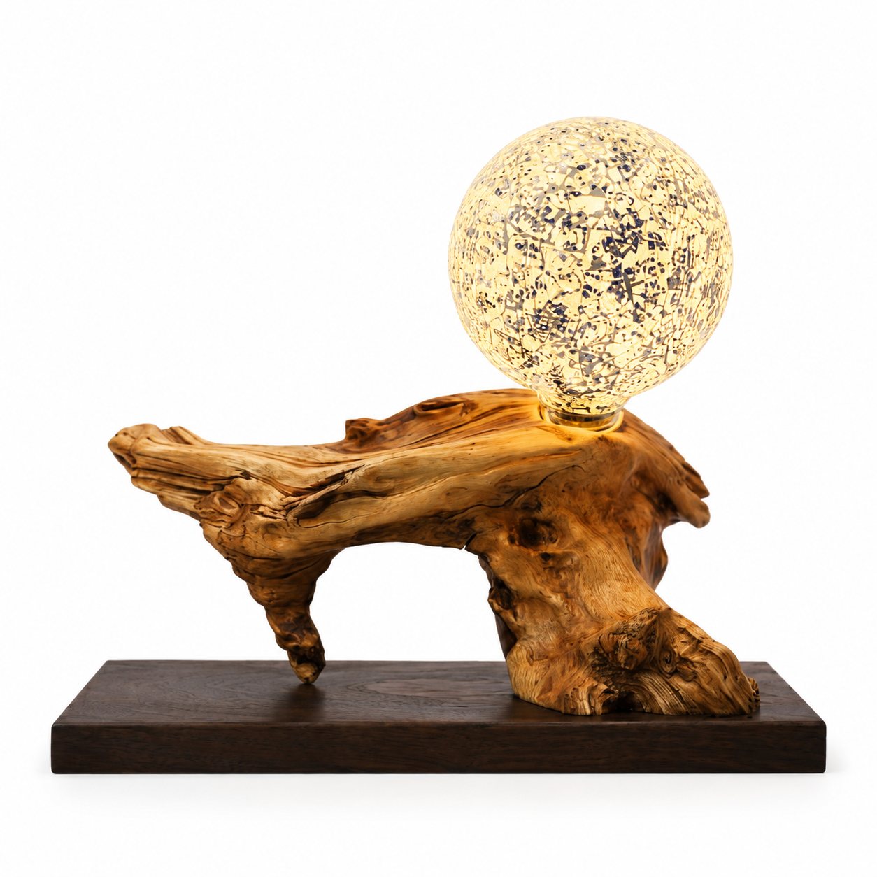 Bespoke Jacaranda Root Lamp