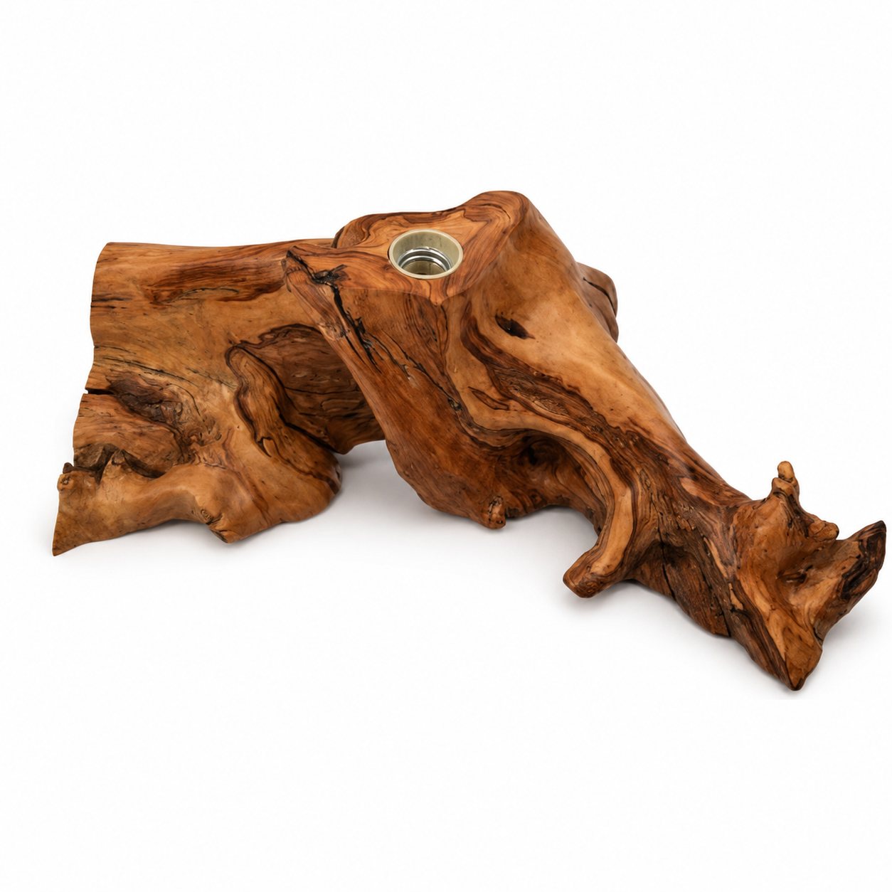 Bespoke Wild Olive Wood Lamp